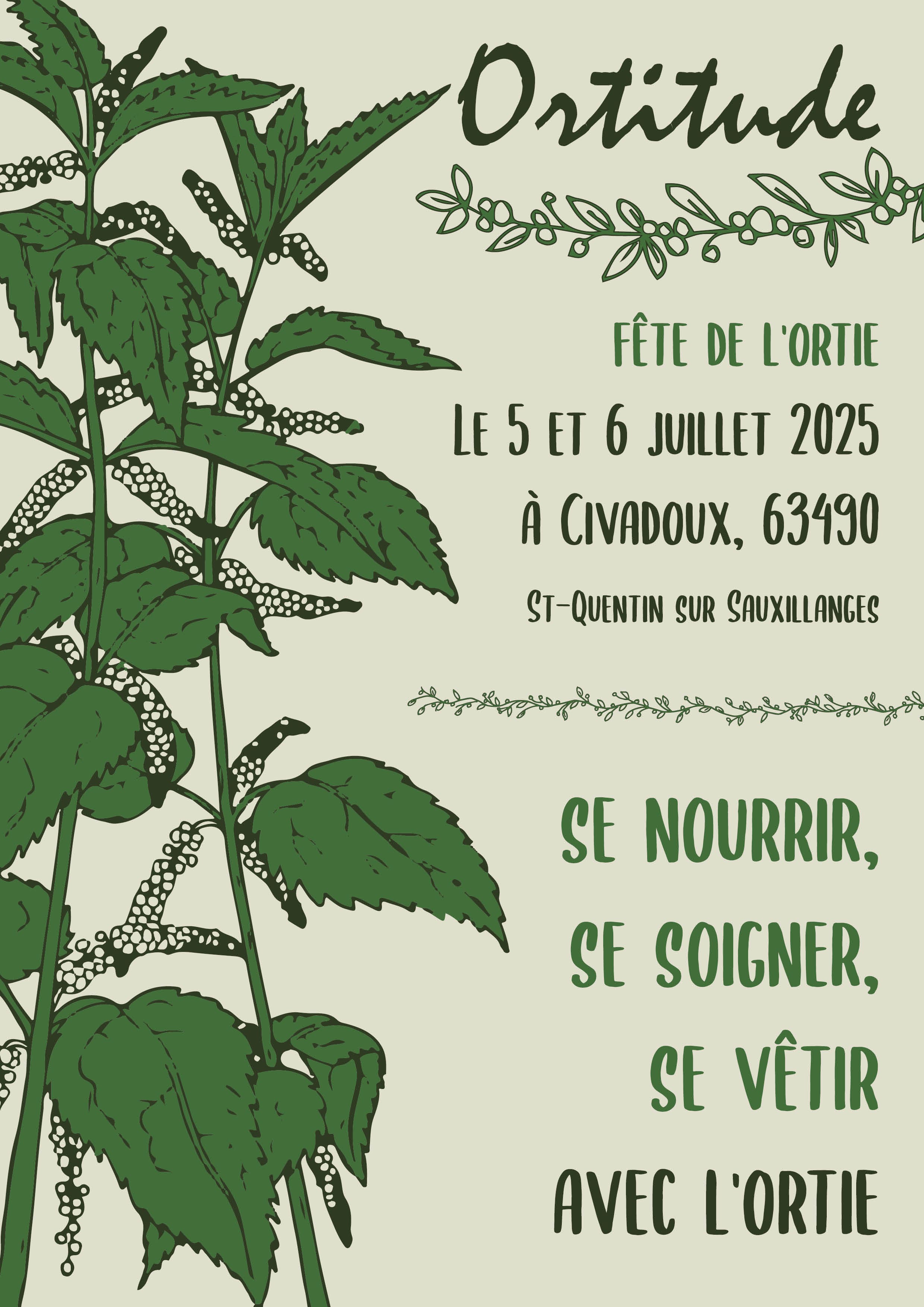affiche pour l'ortitude